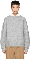 ACNE STUDIOS Grey Mohair Dramatic Sweater