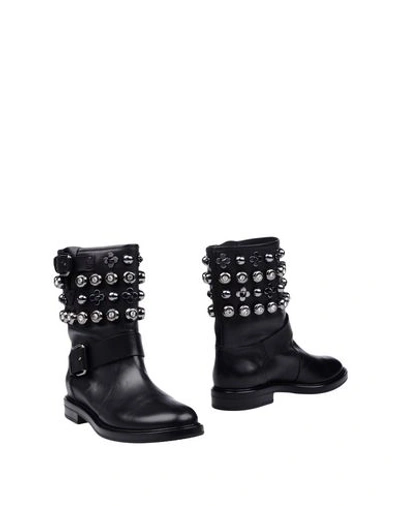 Casadei Ankle Boot In Black