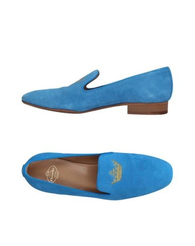 Church's Loafers In Sky Blue