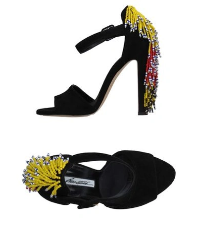 Shop Brian Atwood Sandals In Black