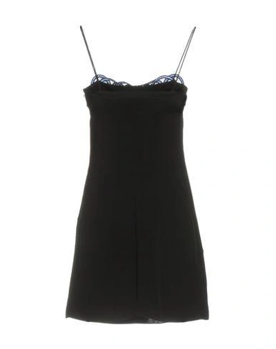 Shop Victoria Beckham Short Dresses In Black