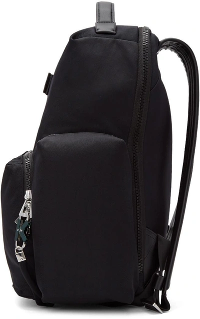 Shop Kenzo Black Nylon Solid Backpack