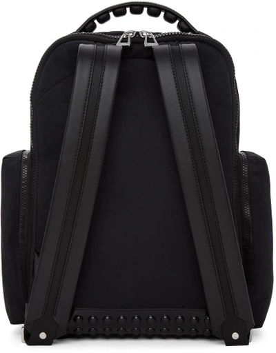 Shop Kenzo Black Nylon Solid Backpack