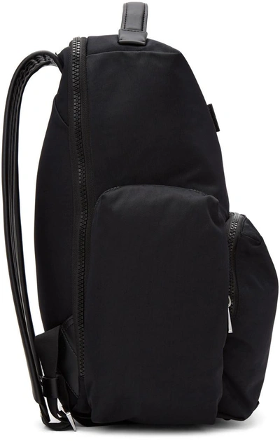 Shop Kenzo Black Nylon Solid Backpack