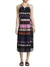 APIECE APART Lippard Printed Silk Midi Dress