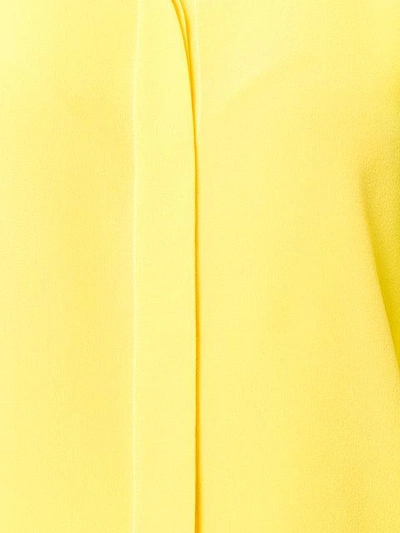 Shop Givenchy Chiffon Shirt In Yellow