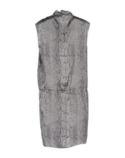 Shop Nina Ricci Short Dress In Grey