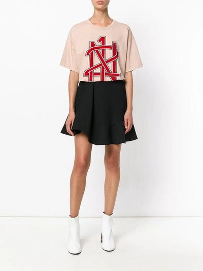 Shop N°21 Nº21 Printed Boyfriend T-shirt - Pink