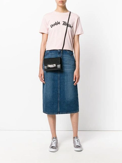 Shop Alexa Chung Denim Pencil Skirt