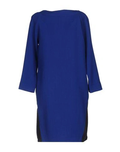 Shop Boutique Moschino Short Dress In Bright Blue
