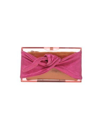 Shop Charlotte Olympia Handbags In Fuchsia