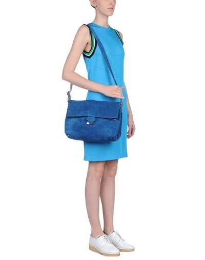 Shop Cedric Charlier Across-body Bag In Blue