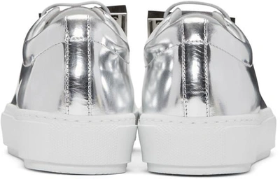 Shop Acne Studios Silver Adriana Sneakers