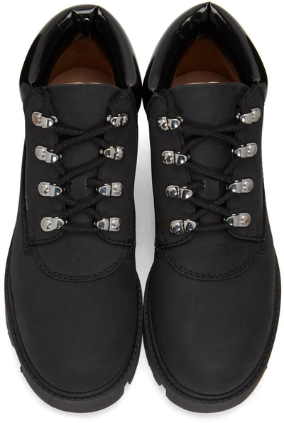 Shop Acne Studios Black Tinne Hiking Boots In Black/black