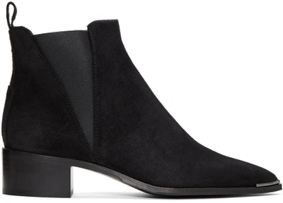 ACNE STUDIOS BLACK SUEDE JENSEN BOOTS