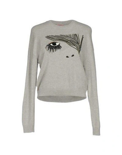 Shop Giamba Sweater In Light Grey