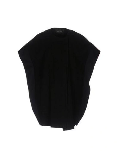 Shop Cedric Charlier Coat In Black