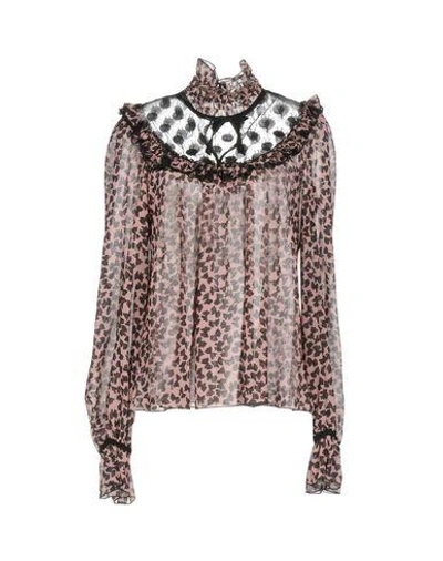 Giamba Blouse In Pink