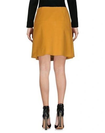 Shop Vivetta Knee Length Skirt In Orange