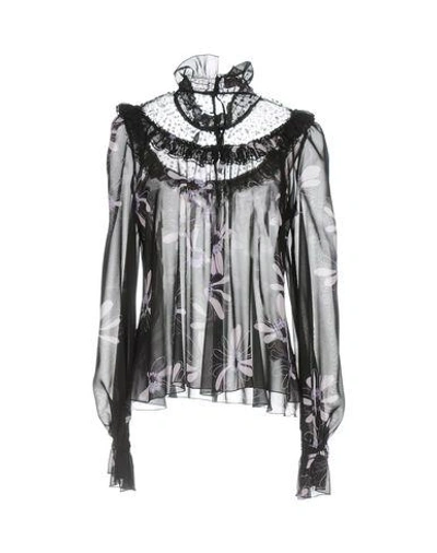 Shop Giamba Blouse In Black