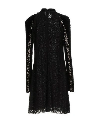 Shop Giamba Short Dress In Black