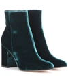 GIANVITO ROSSI EXCLUSIVE TO MYTHERESA.COM - ROLLING 85 VELVET ANKLE BOOTS,P00266795