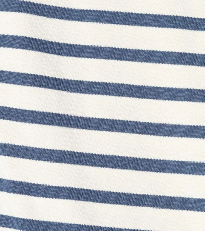 Shop Apc Striped Cotton Shirt In Lleu