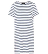 APC Striped cotton T-shirt dress