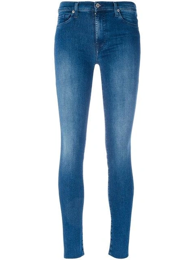 Shop 7 For All Mankind Classic Skinny Jeans - Blue