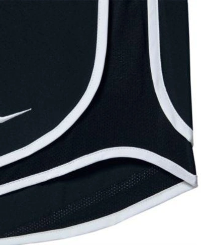 Shop Nike Plus Size Tempo Dri-fit Track Shorts In Black/black Wolg Grey