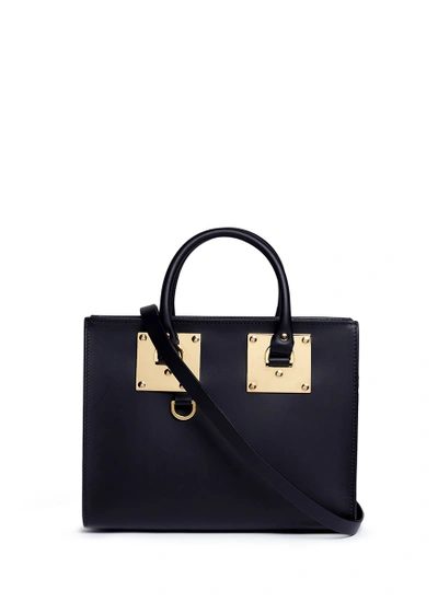 Shop Sophie Hulme 'albion' Medium Saddle Leather Bag