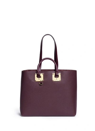 Sophie Hulme 'cromwell East West' Calfskin Leather Tote Bag