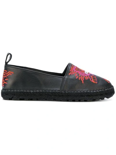 Shop Kenzo Tiger Espadrilles - Black