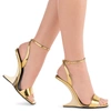 GIUSEPPE ZANOTTI - PATENT LEATHER WEDGE WITH SCULPTED HEEL PICARD,I70014300113