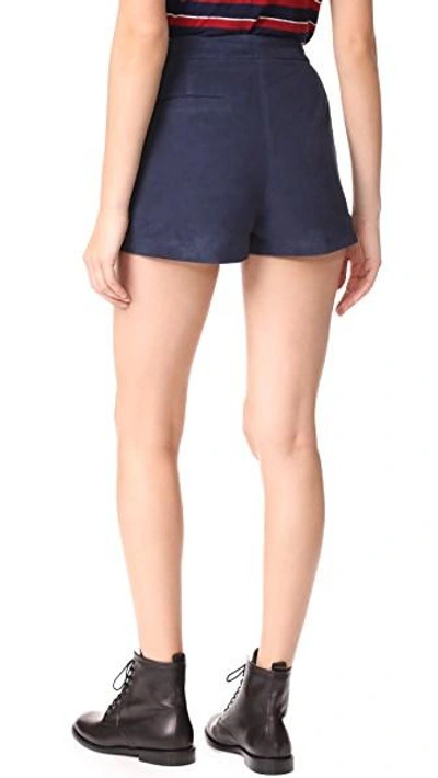 Shop Jenni Kayne Tap Shorts In Navy