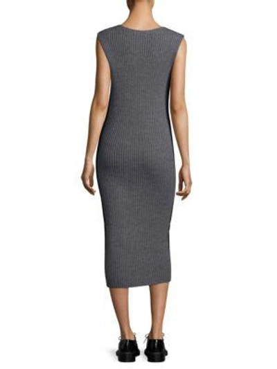 Shop Public School Serat Knit Dress In Grey