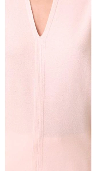 Shop Narciso Rodriguez Cocoon Short Sleeve Top In Blush