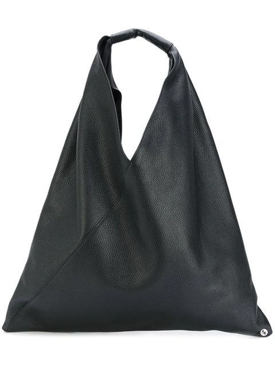 Shop Mm6 Maison Margiela Grosse Handtasche - Schwarz In Black