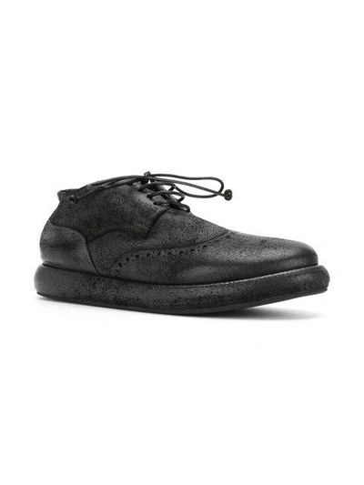 Shop Marsèll Chunky Sole Brogues In Black