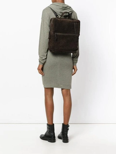 Shop Marsèll Structured Backpack - Brown
