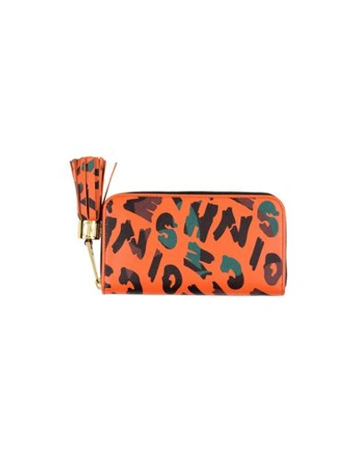 Moschino Wallet In Orange