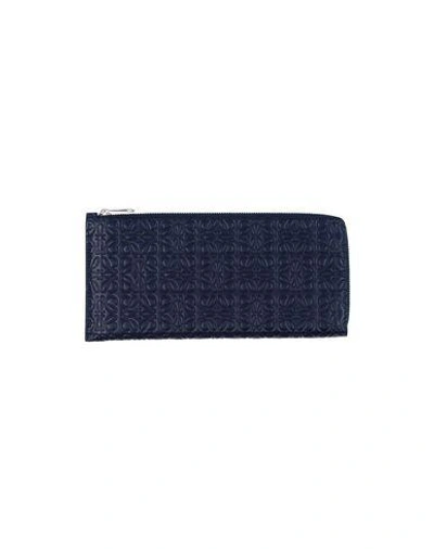 Loewe Wallet In Dark Blue