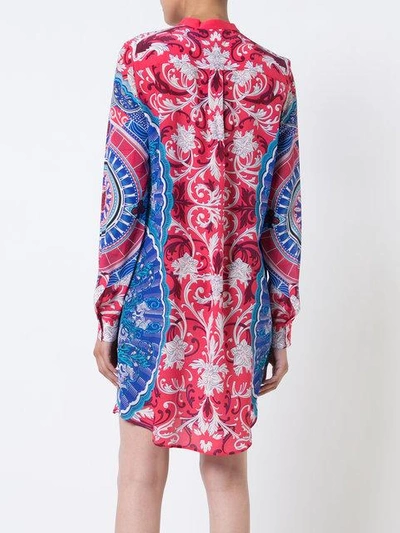 Shop Mary Katrantzou Embroidered Shirt Dress