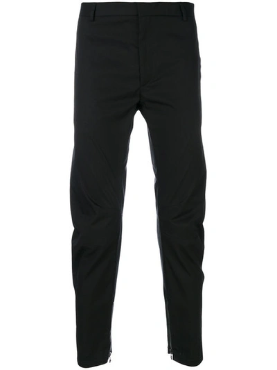 Lanvin Motorcycle Black Cotton Pants