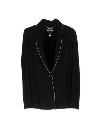 Just Cavalli Suit Jackets In Black