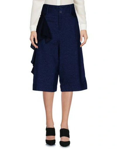 Tsumori Chisato 3/4-length Shorts In Dark Blue