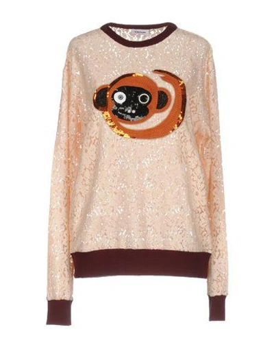Red Valentino Au Jour Le Jour Woman Top Apricot Size 6 Viscose, Polyamide In Apricot