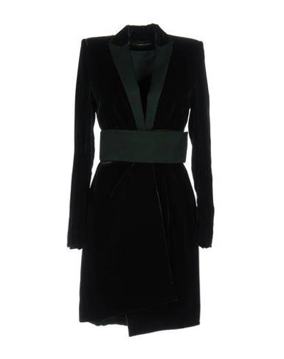 Alexandre Vauthier Short Dress In Dark Green