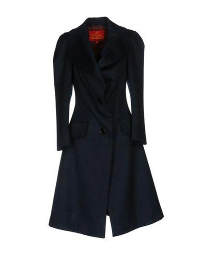 Shop Vivienne Westwood Coat In Deep Jade