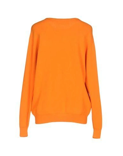 Orange jeremy scott sweater hotsell